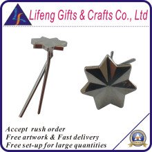 Custom Design Silver Finish Metal Flower Attachment